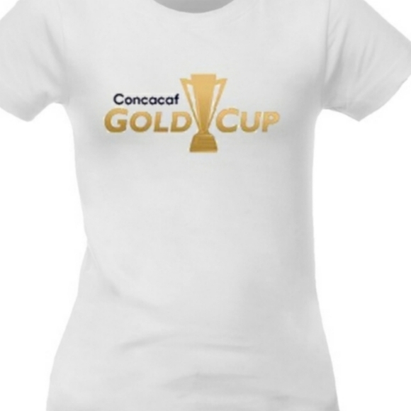 Women's Fanatics Branded White 2019 CONCACAF Gold Cup Event T-Shirt - Picture 1 of 3